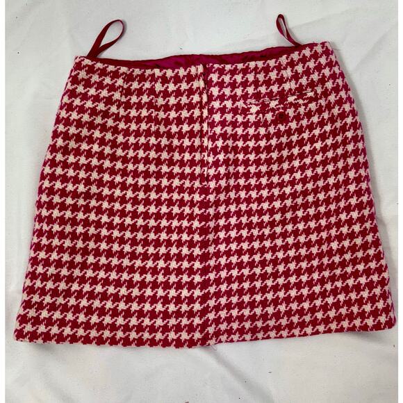Lilly Pulitzer pink houndstooth skirt size 4 - Picture 5 of 6